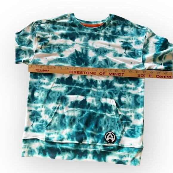 Garanimals crewneck tie-dye sweatshirt with one large pocket, kids size 10 - Picture 6 of 8